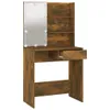 A makeup vanity table with a mirror and shelves. Náhľad obrázku produktu
