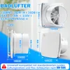 150mm 18W/35db Badlüfter Leiser Wandventilator, 240m³/h Produktbild-Vorschau 3