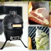 Kamado Grill Keramikgrill mit Deckel Ø32cm Thermometer bis Produktbild-Vorschau 8