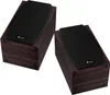 Two wooden speakers with black speaker grilles are shown against a white background. Náhled obrázku produktu