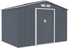 Metall-Gartenhaus "Vegas II" - 5,29 m² - Grau Produktbild-Vorschau 1