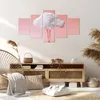 Bild auf Leinwand - Leinwandbild - 5 Teile - Wolke Beine Produktbild-Vorschau 7