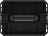 A top-down view of an empty black plastic organizer or tool case. Anteprima dell’immagine prodotto