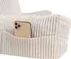 Lesekissen aus Cord mit abnehmbarem Bezug BANANAIR 80x50x70 Produktbild-Vorschau 7