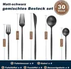 30-tlg Besteck-Set 6 Personen, Edelstahl Exquisites Set, Produktbild-Vorschau 3