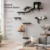 Omgoods - Katten Wandplanken Set - 4 in 1 Klimelementen Productafbeelding-voorbeeld 2