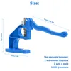 Presse manuelle à oeillets - 1 pièce avec 3 outils et 1500 Voir les images du produit 6