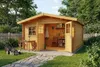 Alpholz Gartenhaus Valeria 428x427cm Imprägn. Pinie mit Produktbild-Vorschau 2