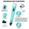 Der 3D Stift, 3D-Stift, 3D Drucker Stift, 3D Stift Set, Mit Produktbild-Vorschau 2