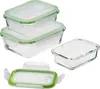 GOURMETmaxx Glas Frischhaltedosen Klick-it 4er Set geeignet Produktbild-Vorschau 11