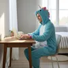 Piżama Onesie Kigurumi Kostium Lazurowy Jednorożec L: Podgląd zdjęcia produktu 6