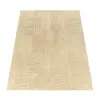 A beige rug with a geometric pattern is shown from a slightly elevated angle against a white background. Anteprima dell’immagine prodotto