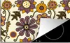KitchenYeah© Herdabdeckplatte Blumen - Bohème - Vintage - Produktbild-Vorschau 1