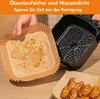 Backpapier für Heißluftfritteuse, 300 Stück 20-24cm Air Produktbild-Vorschau 2