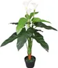 vidaXL Künstliche Calla-Lilie mit Topf 85 cm Weiß Produktbild-Vorschau 2
