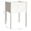 vidaXL Bac à plantes 2 pcs. Blanc 50x50x70 cm Pin massif Voir les images du produit 10
