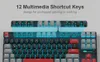 80% Mechanische Tastatur QWERTZ DE Layout, 88 Tasten, Rote Produktbild-Vorschau 4
