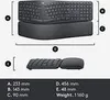 Logitech ERGO K860 - Klvesnica - bezdrtov - 2,4 GHz, Náhľad obrázku produktu 27