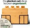 VALEVO 4er Set Bambus Schneidebretter mit Halter – 28x17 cm Produktbild-Vorschau 10
