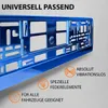 2 Kennzeichenhalter Blau - Chrom Kennzeichenhalterung Produktbild-Vorschau 3
