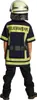 A child wearing a firefighter costume, viewed from the back. Produktbild-Vorschau