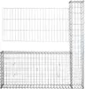 Gabionen Mauer Gartenzaun 140x150 cm Gabione Steinkorb Produktbild-Vorschau 1