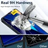 A hammer striking a smartphone screen protector, with before and after shots of the screen. Produktbild-Vorschau