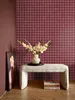 ESTAhome behang geblokt motief bordeaux rood 50 x 900 cm Productafbeelding-voorbeeld 6