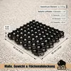 BigDean Kunststoff Rasengitter befahrbar 4 Stück=1qm Produktbild-Vorschau 2