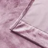 Samtvorhang 140 x 245 cm mit Öse wasserabweisend altrosa - Produktbild-Vorschau 4