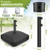 tillvex® Sonnenschirmständer PAVERA mit Rollen & Bremsen Produktbild-Vorschau 2