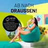 LUMALAND Sitzsack Drops (300 L) - In- & outdoor - Türkis Produktbild-Vorschau 6
