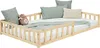Homestyle4u Kinderbett Natur mit Rausfallschutz 120x200 cm Produktbild-Vorschau 18