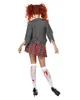 Zombie Schülerin Kostüm für Halloween Damen Größe: M 40-42 Produktbild-Vorschau 3
