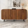 Merax Sideboard Mid-Century mit 4 Türen und Einlegeböden, Produktbild-Vorschau 3