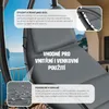 Závěsné lehátko tectake Elaria se sluneční stříškou a boční Náhled obrázku produktu 9