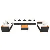 vidaXL set da salotto da giardino 9 pezzi con cuscini in Anteprima dell’immagine prodotto 13