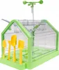A miniature greenhouse with gardening tools and a weather vane. Podgląd zdjęcia produktu
