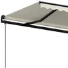 vidaXL markíza automatická sťahovacia 500x350 cm krémová Náhľad obrázku produktu 5