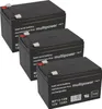 3x 12V 12Ah BLEI AKKU BATTERIE für ELEKTROFAHRRAD Produktbild-Vorschau 1