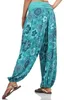 Haremshose Damen Sommerhose luftig weites Bein BOHO Hose Produktbild-Vorschau 4