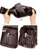 Herren Crossbody Bag aus echtem Leder - Wasserdichte Produktbild-Vorschau 4
