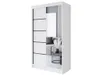 Easy4You P3 120 cm Weiß Schiebetüren Kleiderschrank Produktbild-Vorschau 2