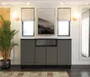 STIV Möbel | Commode 140x35x80 cm Gris Mat | 4 portes | Voir les images du produit 8