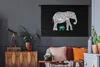 MuchoWow® Wandteppich Wandbehang Elefant - Blumen - Produktbild-Vorschau 5