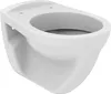 A white ceramic wall-hung toilet bowl shown from a three-quarter front angle against a white background. Produktbild-Vorschau