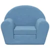 A blue children's sofa is shown against a white background. Náhľad obrázku produktu