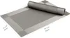 Platzset Abwischbar,Tischset Abwaschbar Grau 6er Set PVC Produktbild-Vorschau 3