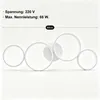 LED Deckenleuchte Modern Weiß Ø88cm, 4-Ring Designer Produktbild-Vorschau 5