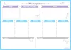 Agenda hebdomadaire PRICARO "Allerlei", magnétique, bleu Voir les images du produit 2